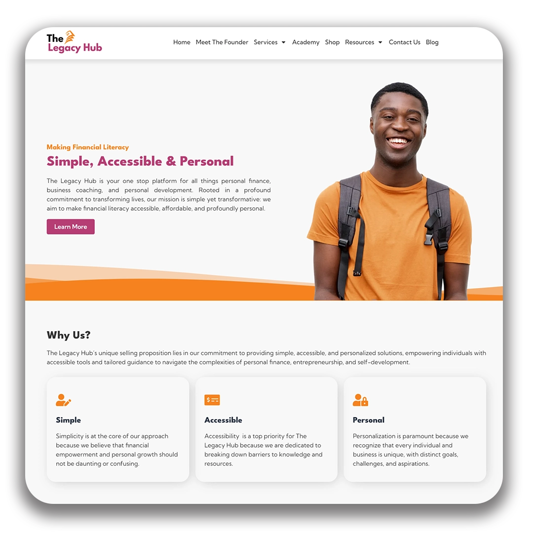 The Legacy Hub Single Website Instagram Post Square